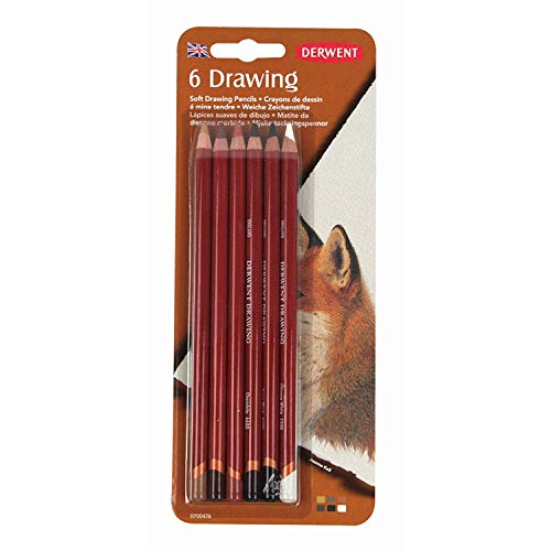 Derwent Drawing Matite Colorate, Standard (Confezione Da 6)