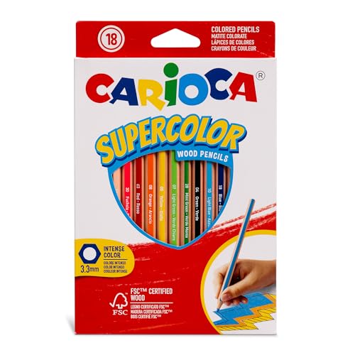 Carioca Supercolor Pastelli 18Pz 43392