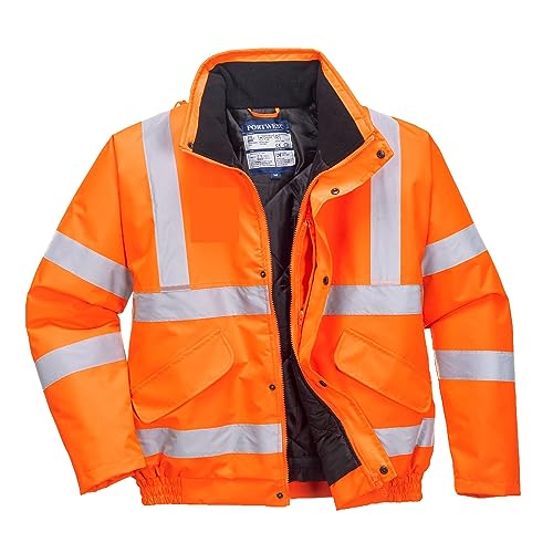 Portwest Rt32Orrl Bomber Ad Alta Visibilità Go/Rt, Arancione, L