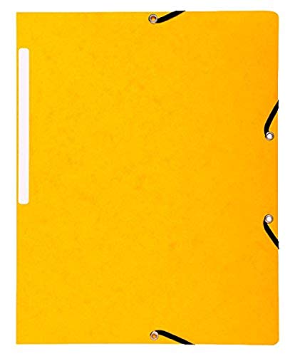 Exacompta 55419E Gelb Folder - Folders (Gelb, A4, Landscape/Portrait), 10 Pezzi