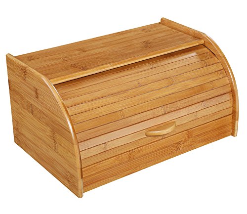 Zassenhaus Contenitore Per Il Pane In Bambù, 40 X 26 X 20 Cm, Marrone, 40 X 27,5 X 21,5 Cm