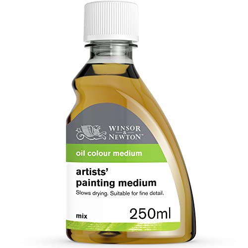 Winsor & Newton 3039734 Olio Per Artisti Di Olio Di Lino E Sostituto Della Trementina, Migliora La Fluidità E La Trasparenza, Rallenta L'Asciugatura -