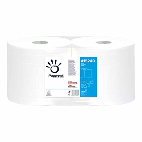 Papernet 415240 - Bobine Asciugatutto Industriale - Rotoli Asciugamani Carta - Rotoloni Asciugatutto 2Pz Da 600 Strappi