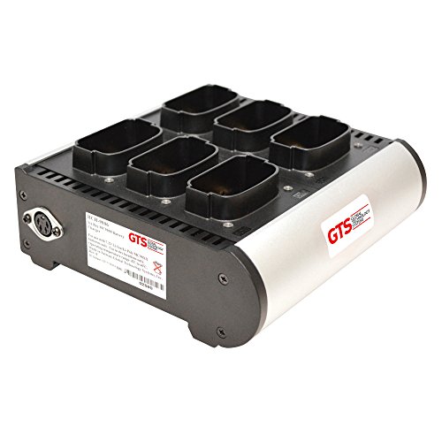 Gts Hch-9006-Chg 6-Bay Carica Batterie Per Motorola Mc9000/Mc9100/Mc9200 Series, Alimentatore Incluso Tasse Sia Hmc9000-Li (24) E Oem Kt-21 – 61261 – 
