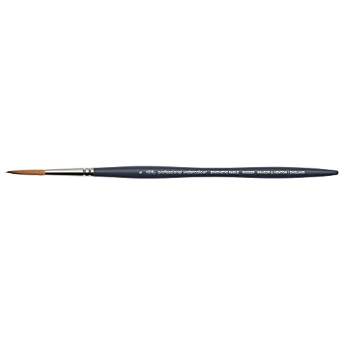 Winsor & Newton Pro Aquarelle - Pennello Per Lettere Sintetiche, Misura 6