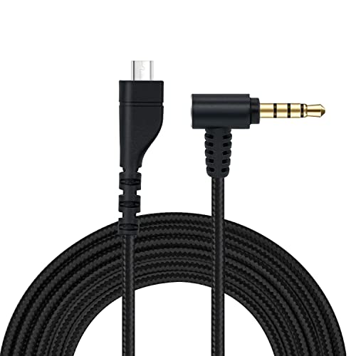 Mcbazel Cavo Audio Di Ricambio Per Cuffie Steelseries Arctis 7/Arctis 5/Arctis 3/Arctis Pro Gaming Headset Nylon Audio Cable - 2M (Nero)