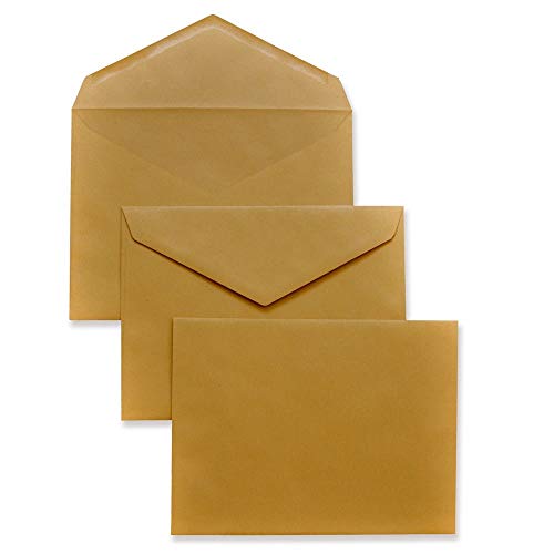 Pigna, Giallo Postale B0388352 500 Buste Commerciale Gommata, F.To 180 X 240 In Carta Riciclata Giallo Postale Fsc 80 G
