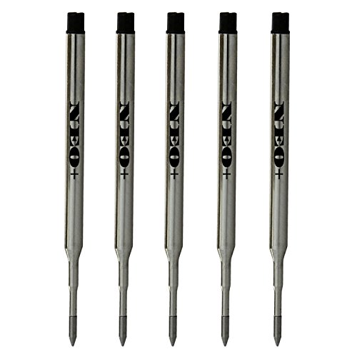 Ricariche Per Penna Compatibili Con Sheaffer K Le Penne A Sfera. Ricarica Morbida Per Penna A Sfera A Punta Media Per (5 Ricariche Di Inchiostro Nero)