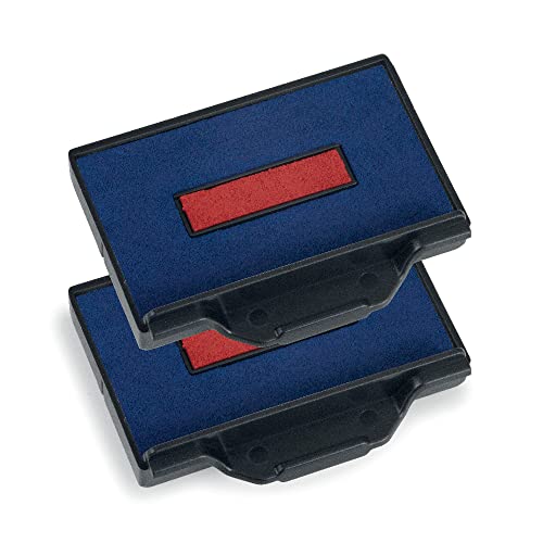 Trodat Cartucce Di Ricambio 6/53/2 Per Professional 5440 E 5440/L - Blu-Rosso, Blister 2 Pezzi