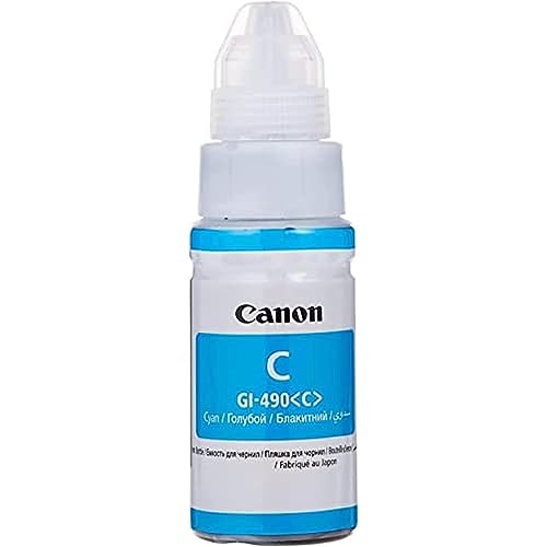 Canon Gi490C Adatto Per Pixma G1400 Inchiostro Ciano 0664C001 7000 Lati 70Ml