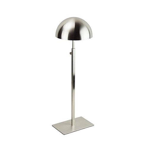 Metal Stainless Steel Matte Surface Adjustable Hat Cap Display Stand Holder Racks