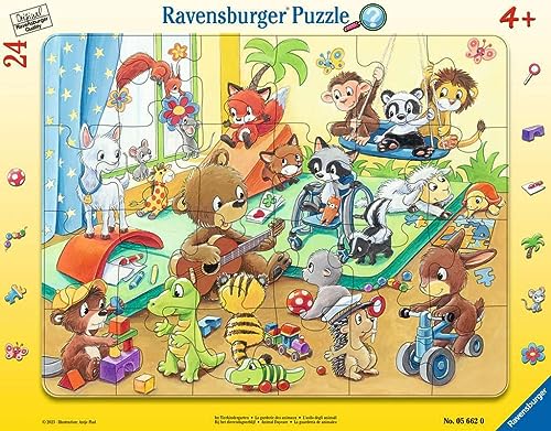 Ravensburger Puzzle- Ravensburger 05662-Puzzle Cornice, 24 Pezzi, Per Bambini Dai 4 Anni In Su, Con Gioco Di Ricerca, 05662