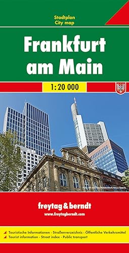 Francoforte Sul Meno 1:20.000: Stadskaart 1:20 000