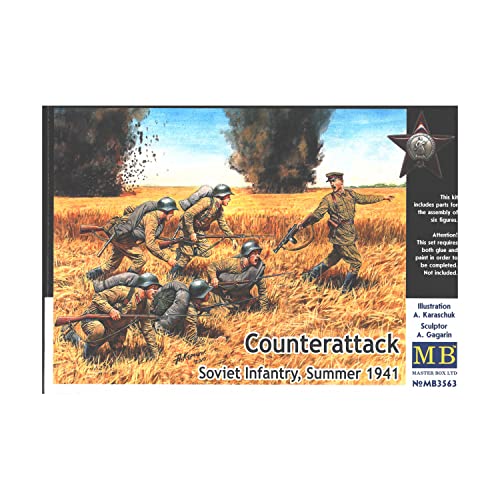 Masterbox 01:35 Scale Contrattacco Sovietica Di Fanteria, Estate 1941" Parti Di Montaggio