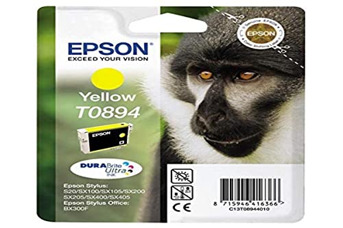 Epson Inchiostro Originale T0894 Yellow Stylus S20, S21, Sx100, Sx105, Sx110, Sx115