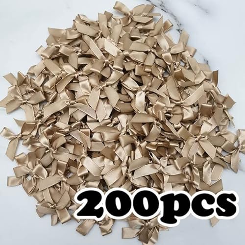 Yulakes 200 Mini Fiocchi Di Raso, Fiocchi Decorativi, Fiocchi Di Raso, Piccoli Fiocchi Di Raso, Per Matrimoni, Decorazioni Fai Da Te, Per Capelli, Art