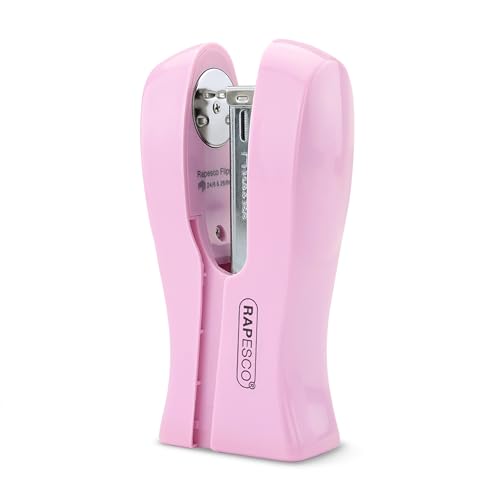 Rapesco 1378 Pinzatrice Salva Spazio, Capacità 20 Fogli, Rosa