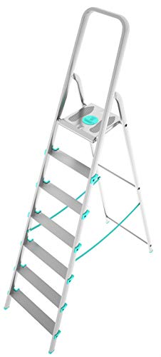 Scala Alluminio Colombo 7 Gradini Portata 150 Kg Art. S107A07W