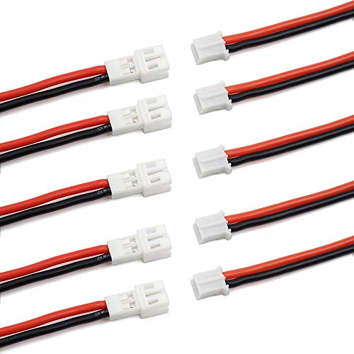 10Pcs Aggiornato Tiny Whoop Jst-Ph 2.0 Maschio E Femmina Cavo Connettore Per Batteria Jjrc H36 H67 Blade Inductrix E010 E013