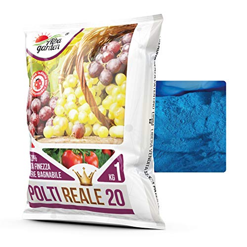 Albagarden - Polti20 Bordolese Biologico 1 Kg - Con Rame Naturale + Boro Per Piante Frutta Orto Vite - Contro Peronospora Oidio Verderame Solfato Ossi
