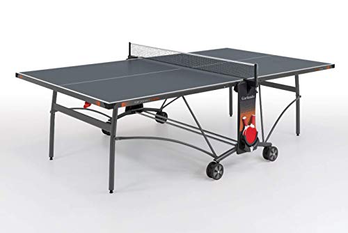 Garlando Tavolo Ping Pong Performance Outdoor Con Ruote - Piano Grigio