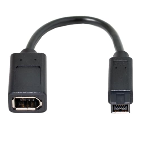 Chenyang Cy Ieee 1394 6Pin Female To 1394B 9Pin Male Firewire 400 To 800 Cable 20Cm