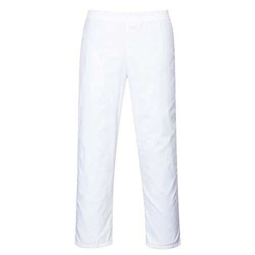 Portwest 2208 - Bakers Pantalones, Color Blanco, Talla Xl