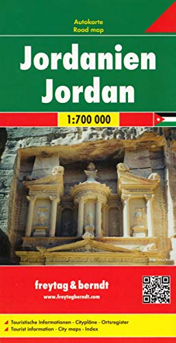 Giordania 1:700.000: Wegenkaart 1:700 000