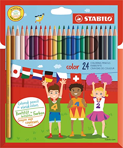 Matita Colorata - Stabilo Color - Astuccio Da 24 - Colori Assortiti