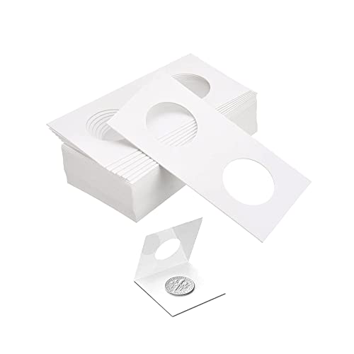 Ohyer 100 Pezzi Cartoncini Per Monete Cardboard Coin Holder Moneta Caso Della Copertura Di Vibrazione Rifornimenti Di Raccolta Monete Per Protezione E