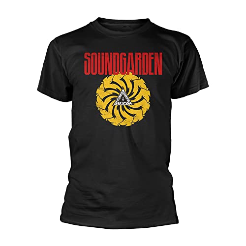 Soundgarden T Shirt Badmotorfinger V3 Band Logo Nuovo Ufficiale Uomo Nero Size S