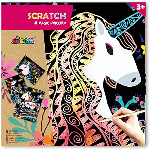 Avenir 6301545 - Scratch Magic Unicorn, Multicolore