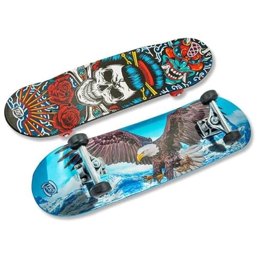Teosport Skateboard Antiscivolo Abec-7 100Kg 71Cm