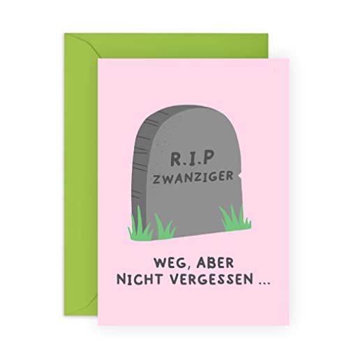 Central 23 Karte Zum 30. Geburtstag – Rip Zwanziger - 30 Jahre Alt – Witzige Geburtstagskarte Für Männer – 30 Geburtstag Frauen - Geschenk Für Freund