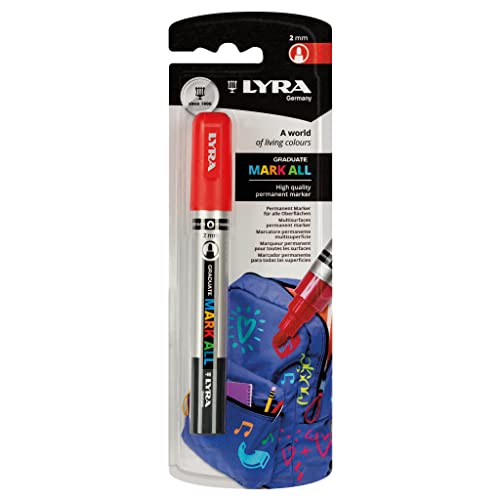Lyra Graduate Mark All 2Mm Rosso 1 Pz