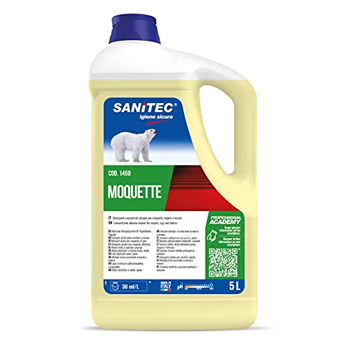 Moquette E Tessuti - Detergente Igienizzante Profumato Per Moquette, Tappeti E Tessuti - 5 Kg