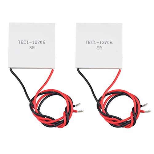 Diymore Tec1-12706 Cella Peltier Dissipatore Termoelettrico Di Raffreddamento A Piastra Peltier Modulo 12V 6A 6W,-30°C-70°C (10 Pezzi)