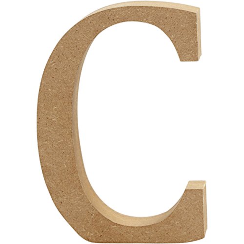 Lettera, H: 13 Cm, Spessore 2 Cm, Mdf, C, 1Pc