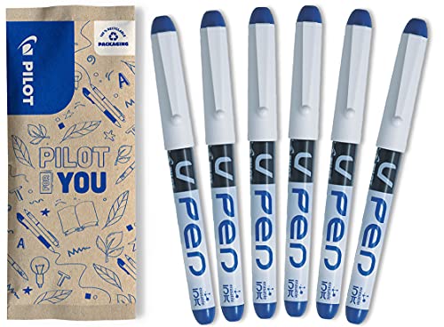Pilot Vpen Flw538929 - Penna Stilografica Usa E Getta, Confezione Da 6, Colore: Blu
