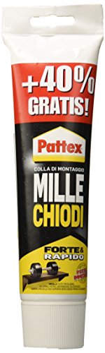 Pattex 10881 Millechiodi Tubo, Bianco, 250 Gr