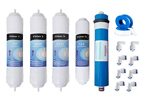 Depuragua - Membrana Con 4 Filtri Per Osmosi Inversa, Compatibile Con Sailboat Idrania
