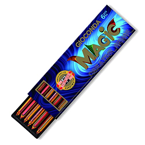 Koh-I-Noor Gioconda Magic - Mine Colorate Per Disegni 4376, 6 Pezzi