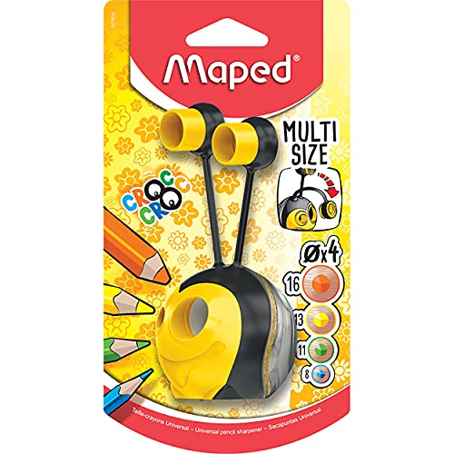 Maped Temperamatite Croc Croc Universal 2 Fori 4 Diametri In Blister
