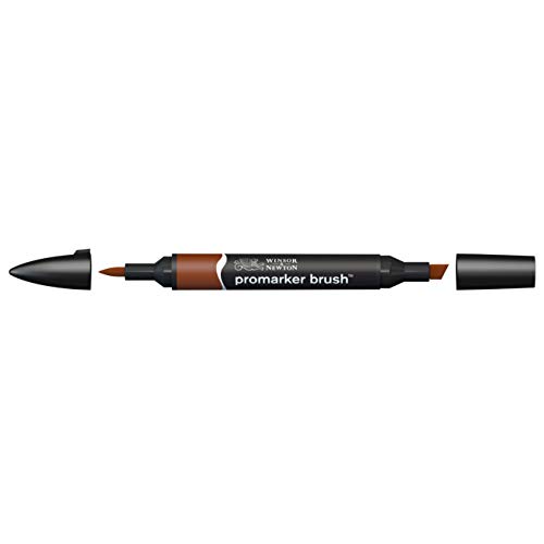 Winsor & Newton 0204105 - Penarello A Doppia Punta, Marrone (Henné), Singolo, 1 Pezzo