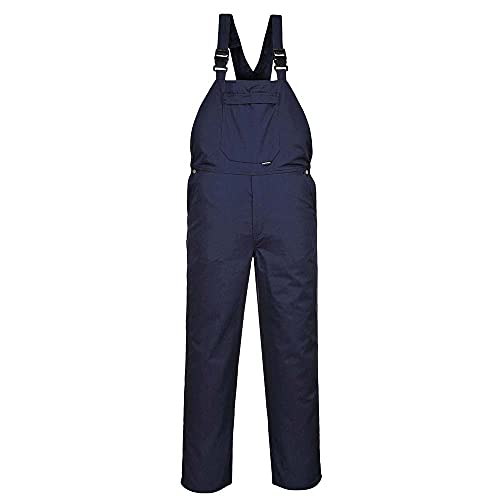 Portwest C875Narm Salopette Burnley Con Bretelle, Blu Navy, Medium