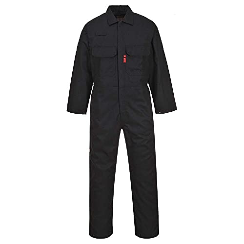Portwest Biz1 Tuta Ignifuga Unisex - Adulto, Nero, Xl