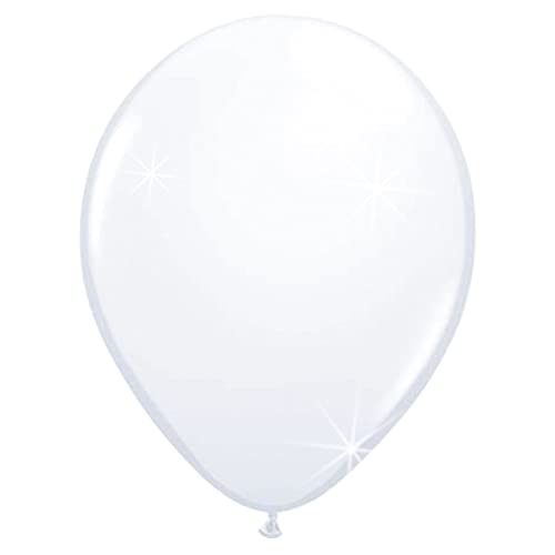 Palloncini Metallizzati Bianchi 30 Cm - 10 Pezzi