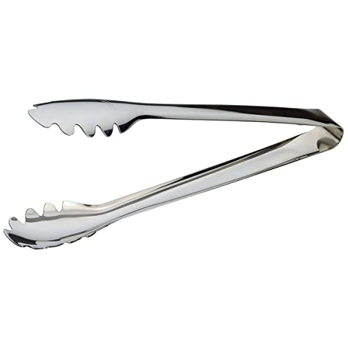 Piazza - Pinza Cucina Multiuso In Acciaio Inox 30Cm, Pinze Di Alta Qualità E Resistente Al Calore, Molla Per Barbecue, Hamburger, Pasta, Spaghetti, De