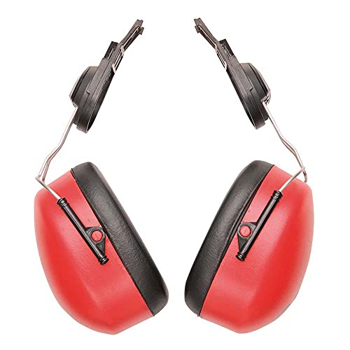Endurance Clip-On Ear Muffs Color: Red Talla: