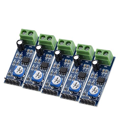 Scheda Amplificatore Di Potenza, 5Pcs 5V-12V 200 Gain Lm386 Modulo Amplificatore Audio Per Ek1236